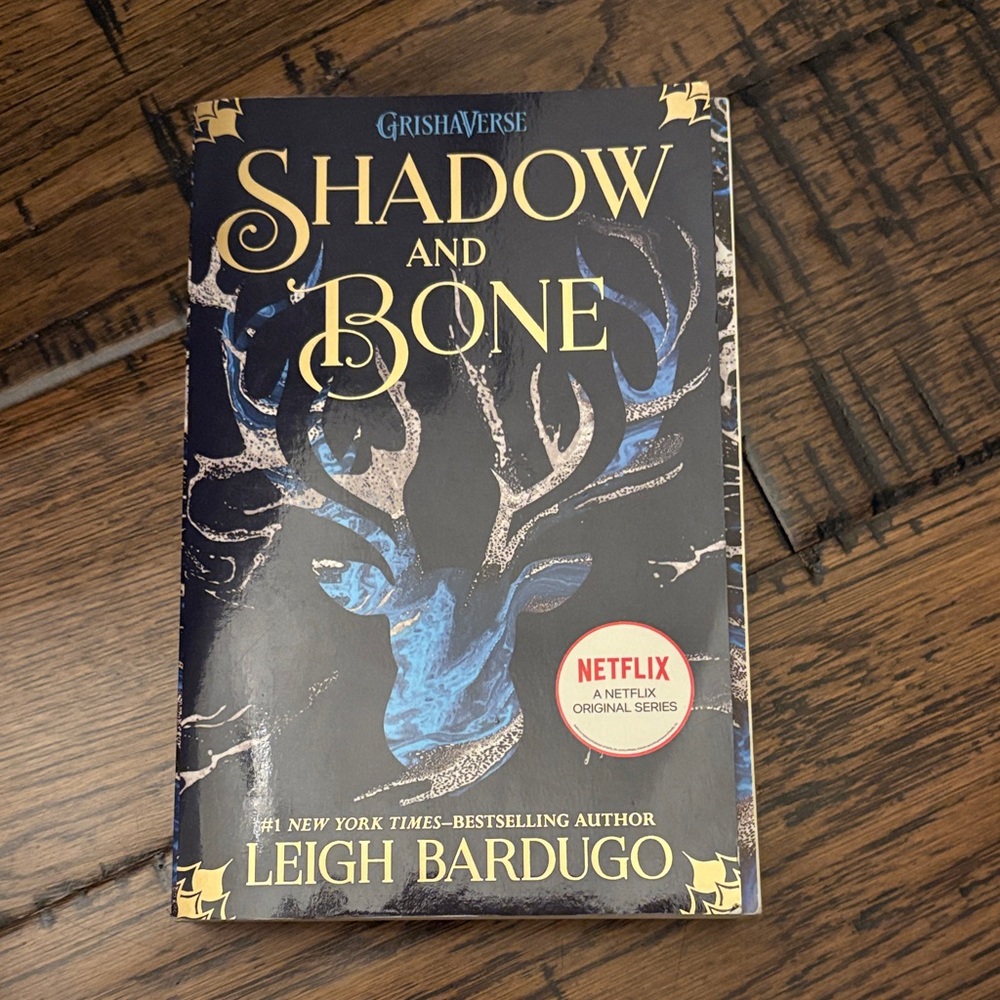 Shadow and Bone by Leigh Bardugo - Black & Blue Cover